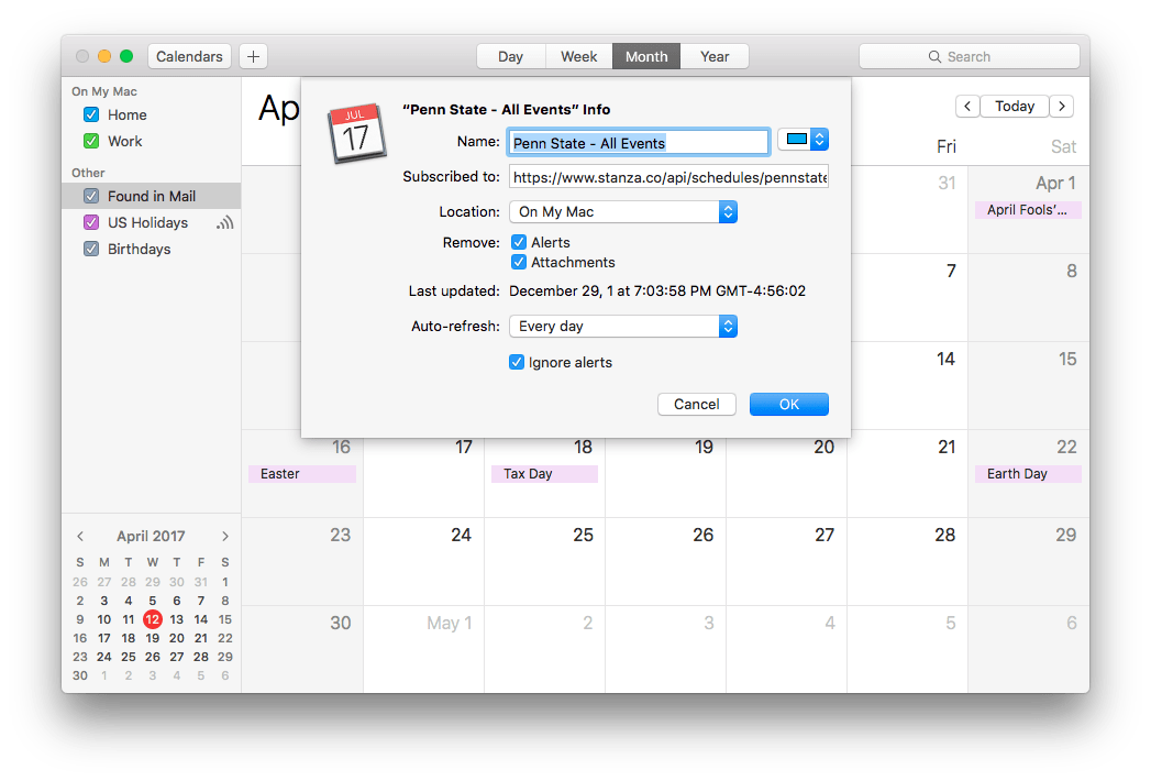 How To Print A Blank Calendar On Mac