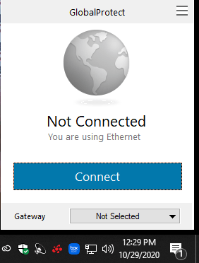 GlobalProtect Not Connected